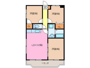 ホーテンシアNの物件間取画像